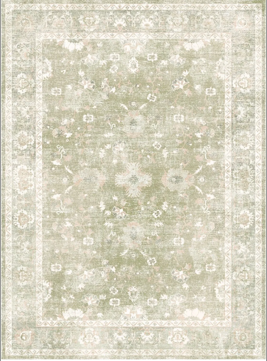 Tapete Wilton - Gombalia (verde claro)
