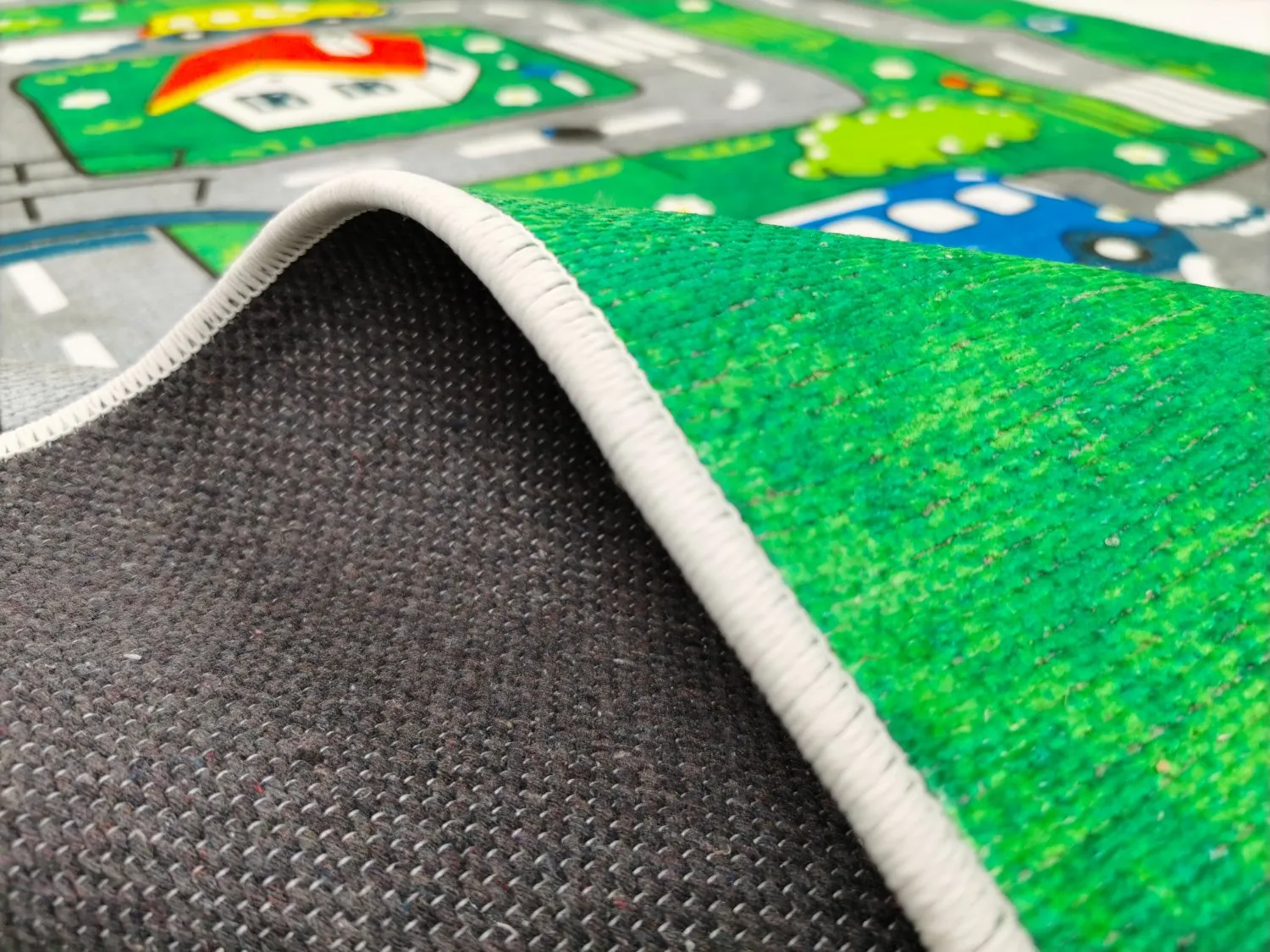 Tapete infantil - Village Road (verde)