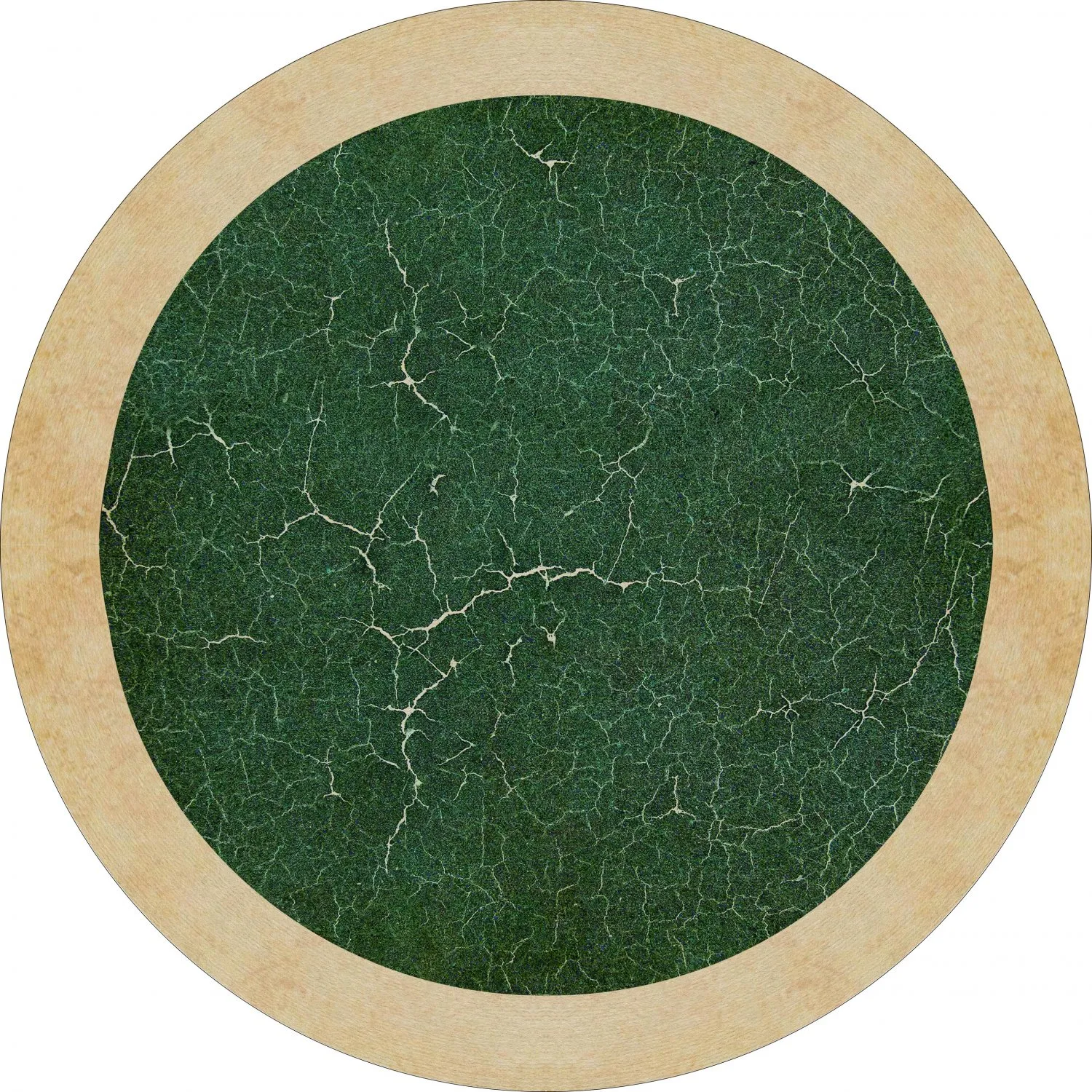 Tapete redondo - Laval (verde)