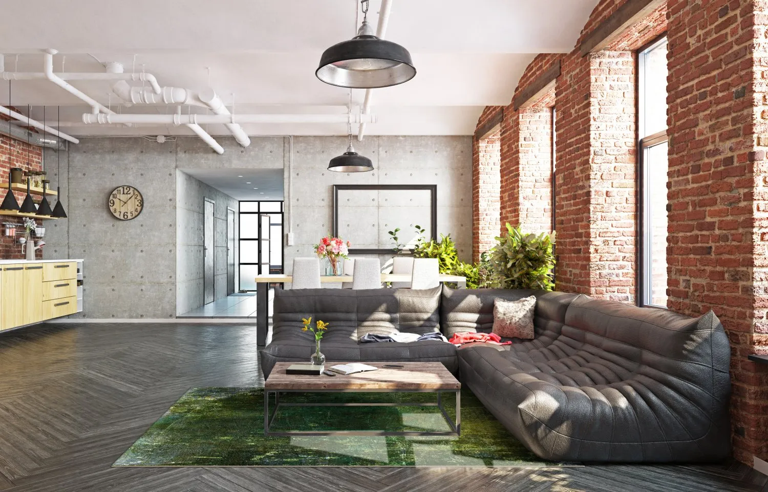 Tapete Wilton - Estrada (verde)