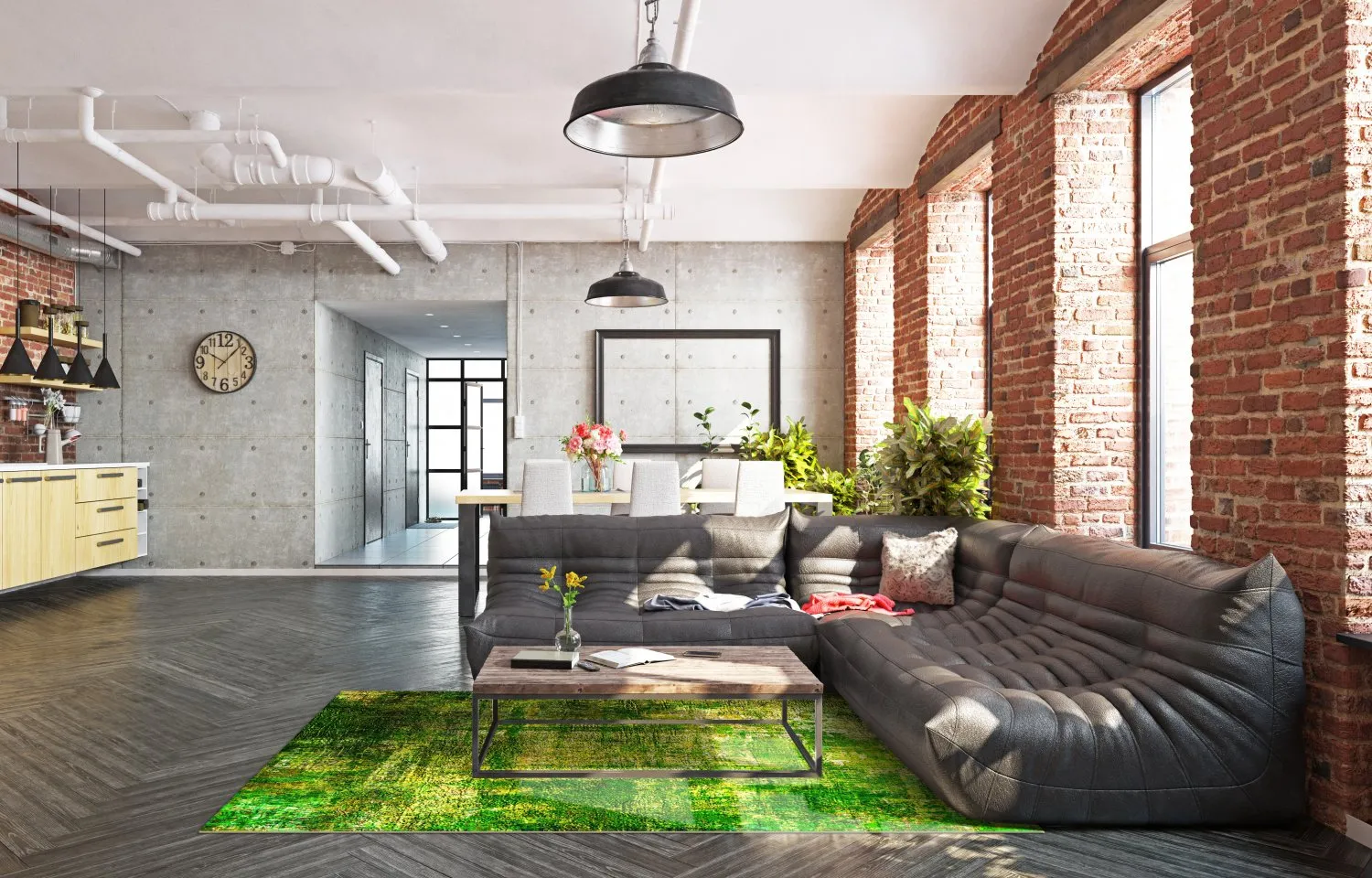 Tapete Wilton - Padron (verde)