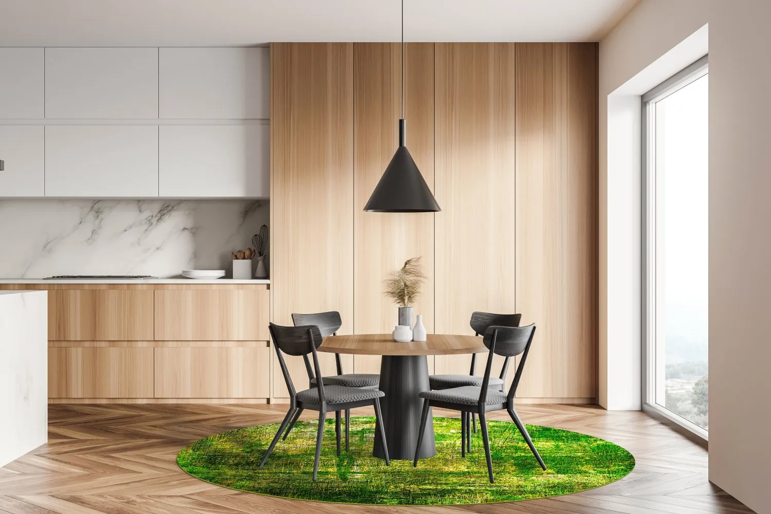 Tapete redondo - Padron (verde)