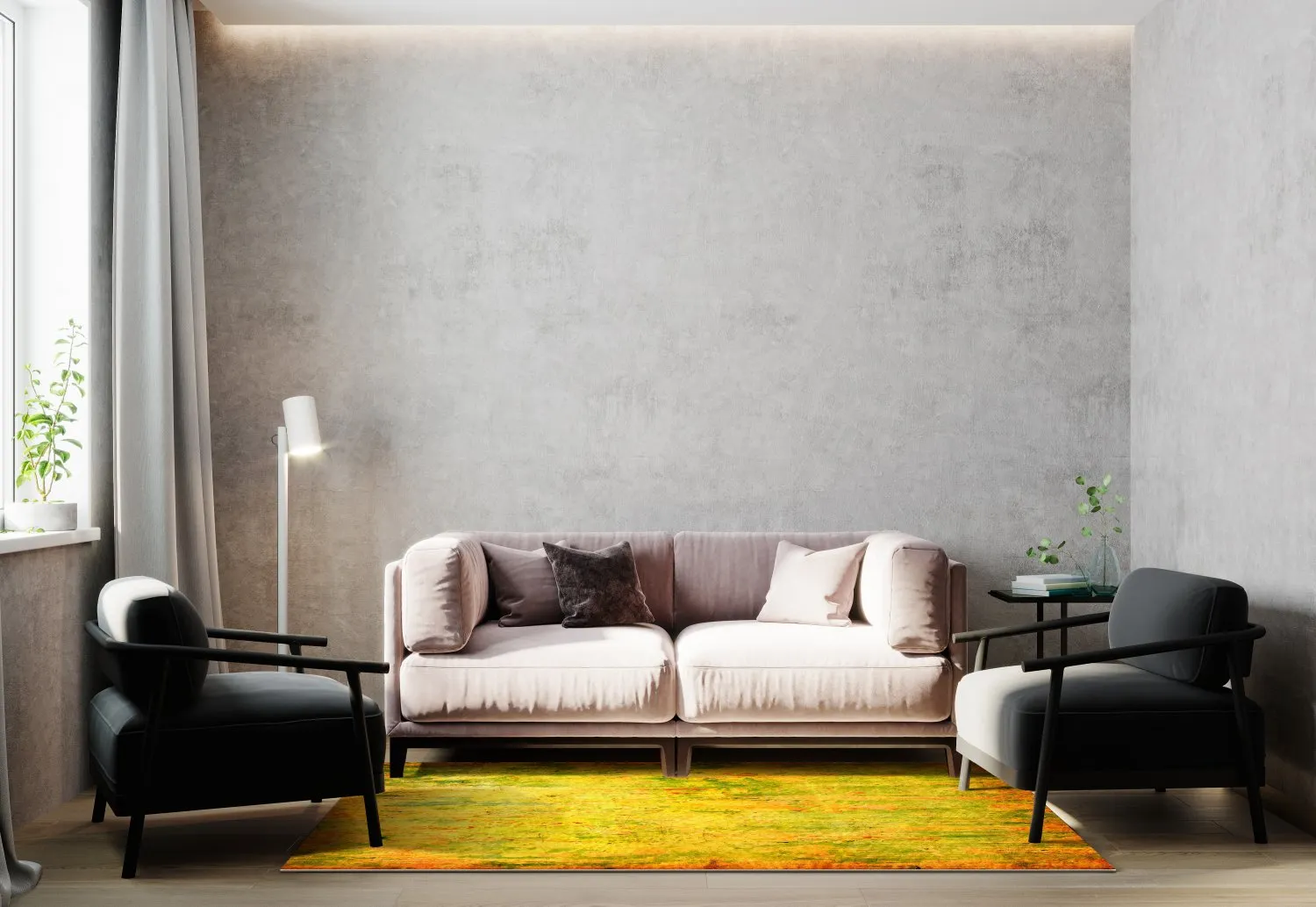 Tapete Wilton - Melide (amarelo)