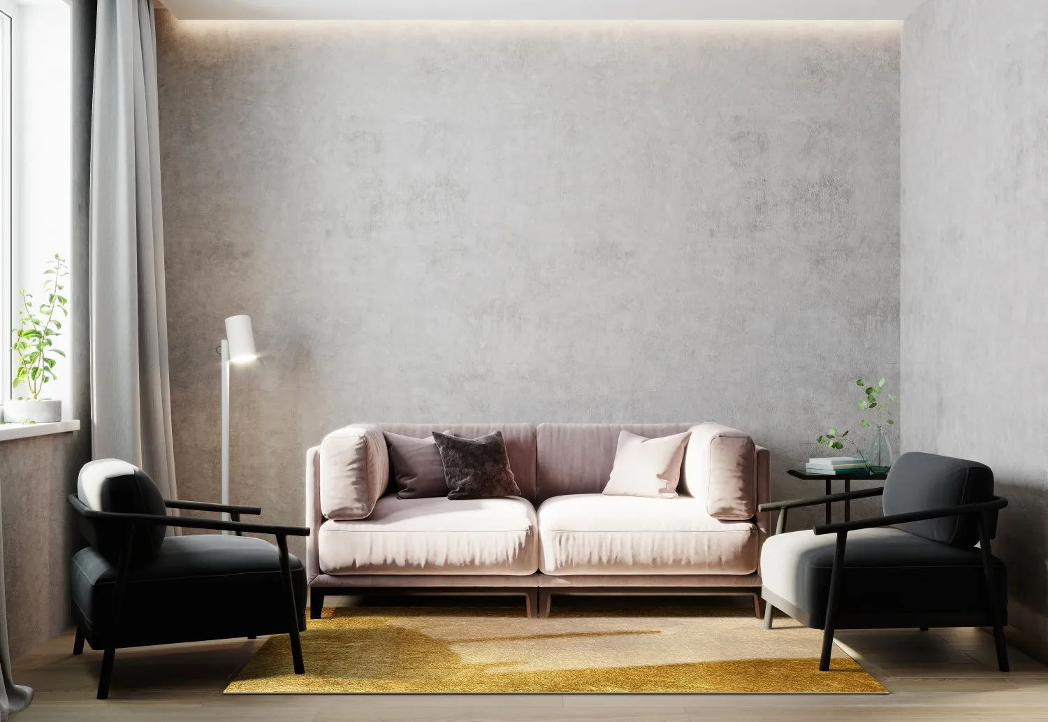 Tapete Wilton - Malveira (dourado)