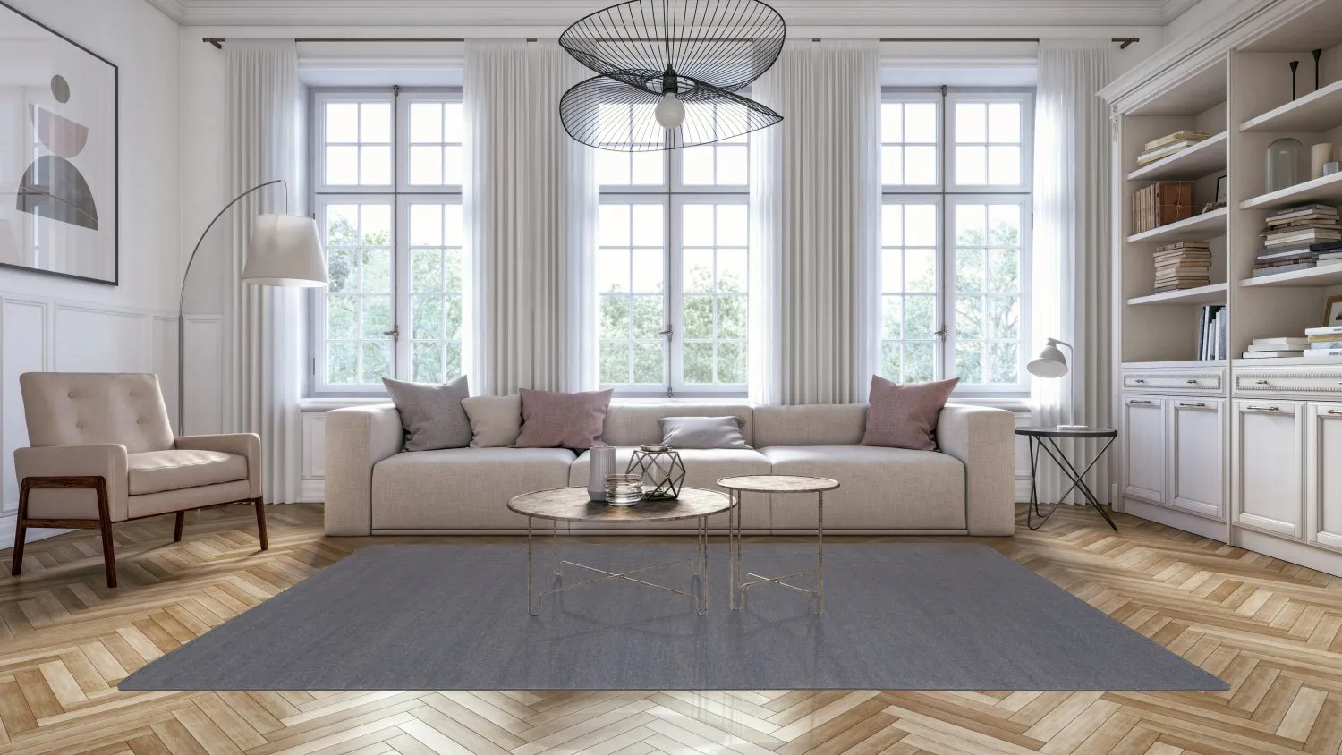 Tapete de lã - Hamilton (Asphalt)