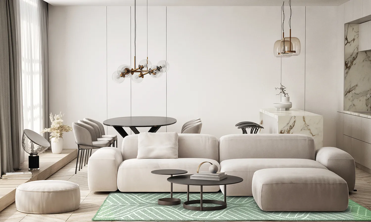 Tapete para interior e exterior - Harvey (verde)