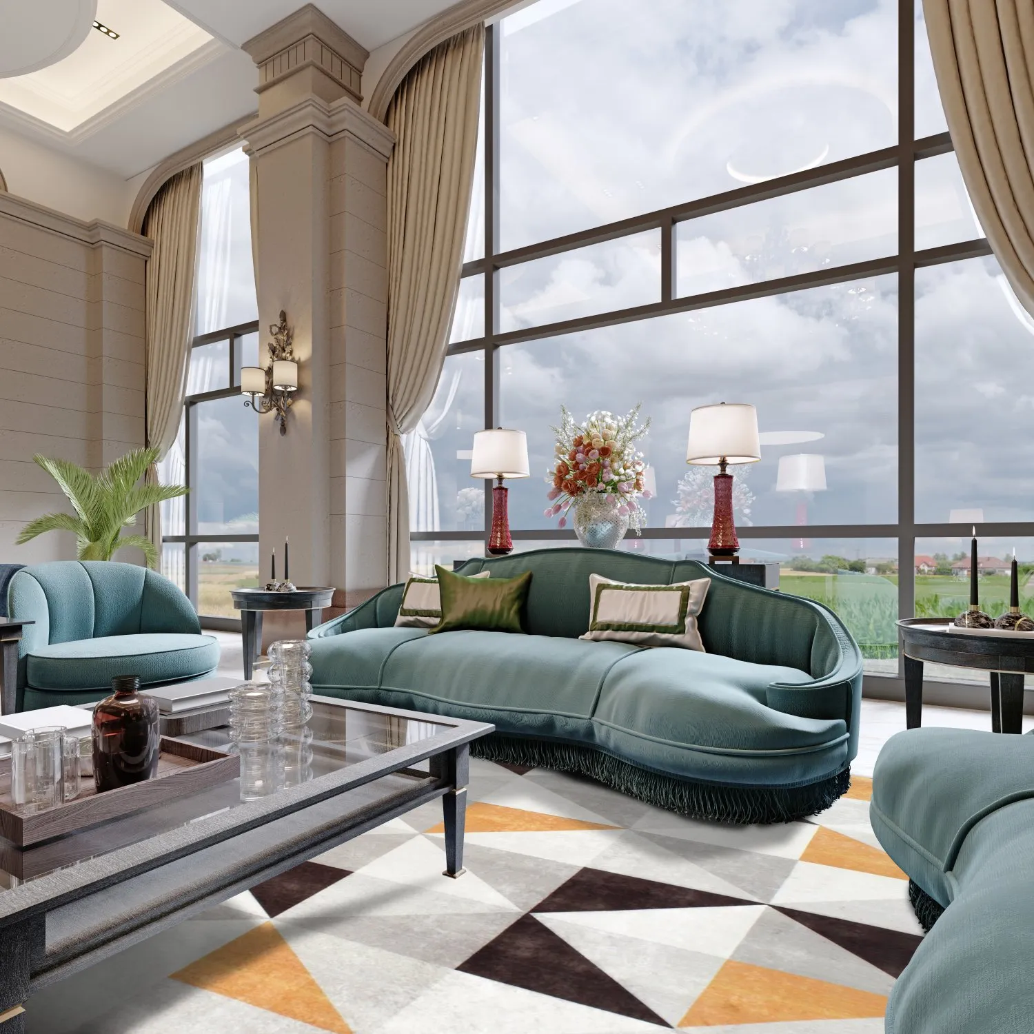 Tapete Wilton - Hatay (multicolorido)