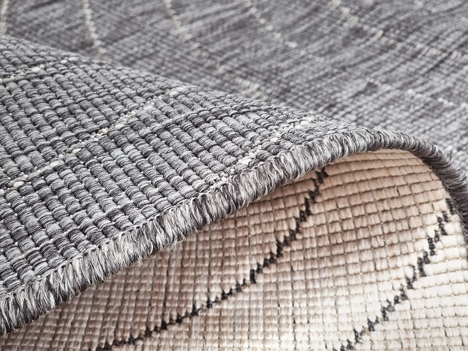 Tapete para interior e exterior - Hayden (cinza)