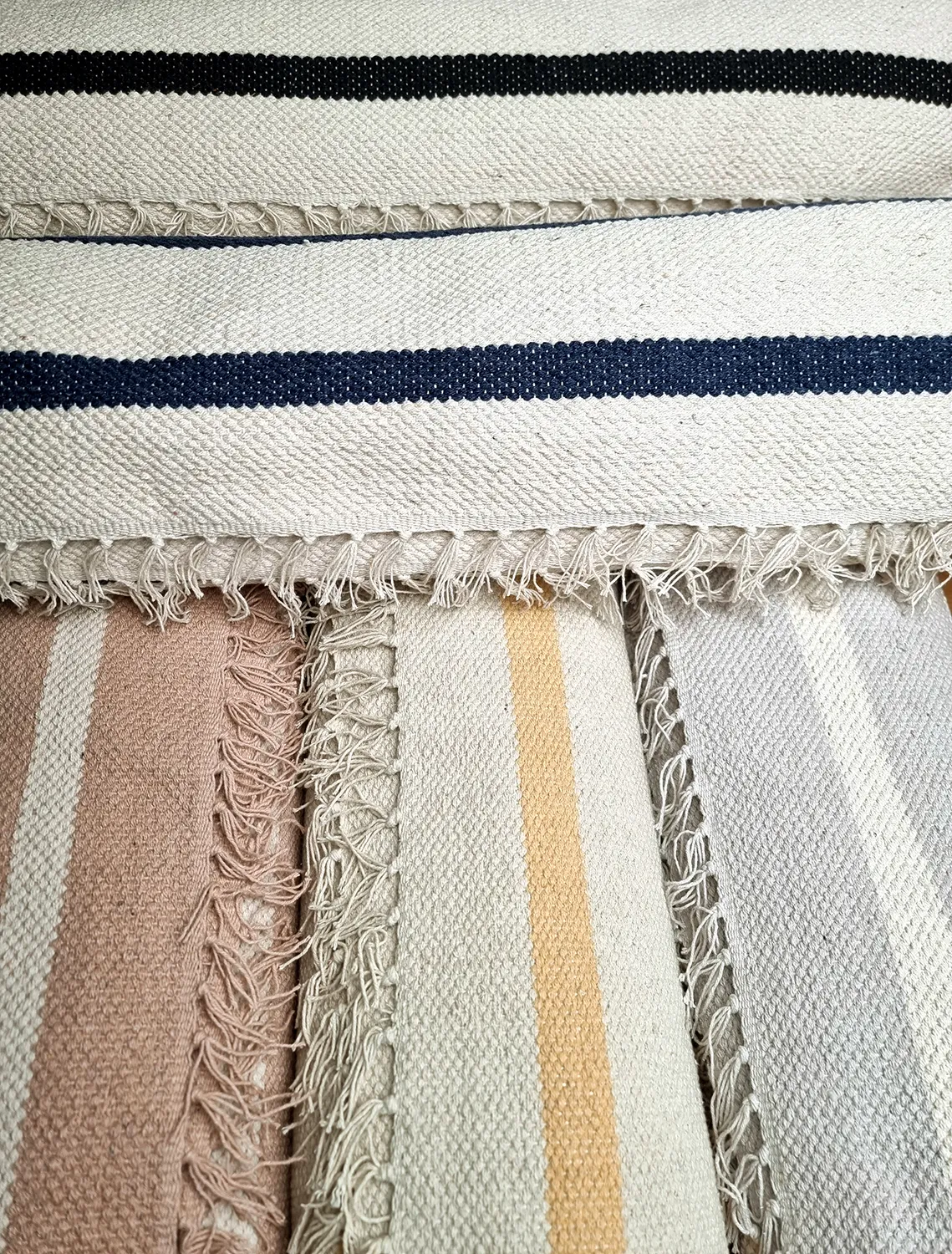 Bomullsmatta - Helle (offwhite/svart)