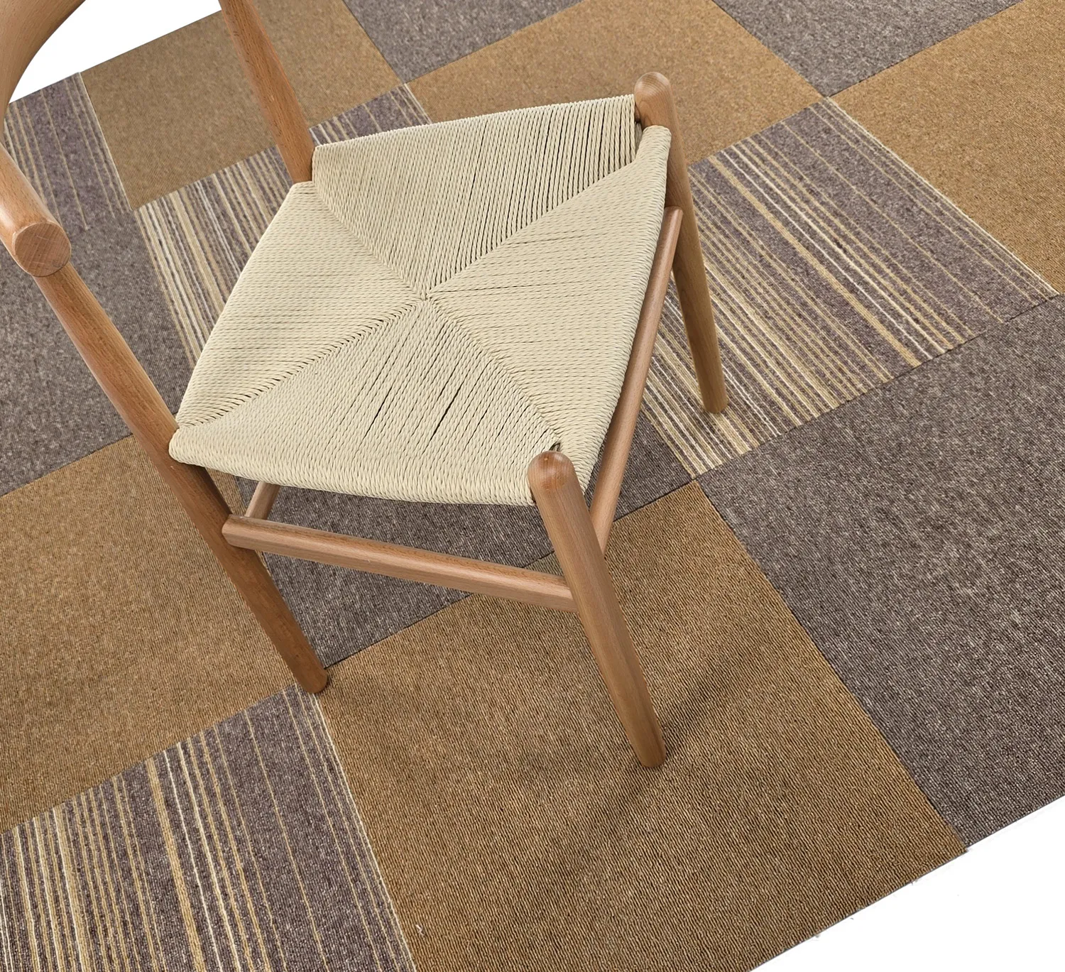 Alcatifa - Almeria Ladrilhos têxteis 24 unid. (marrom)