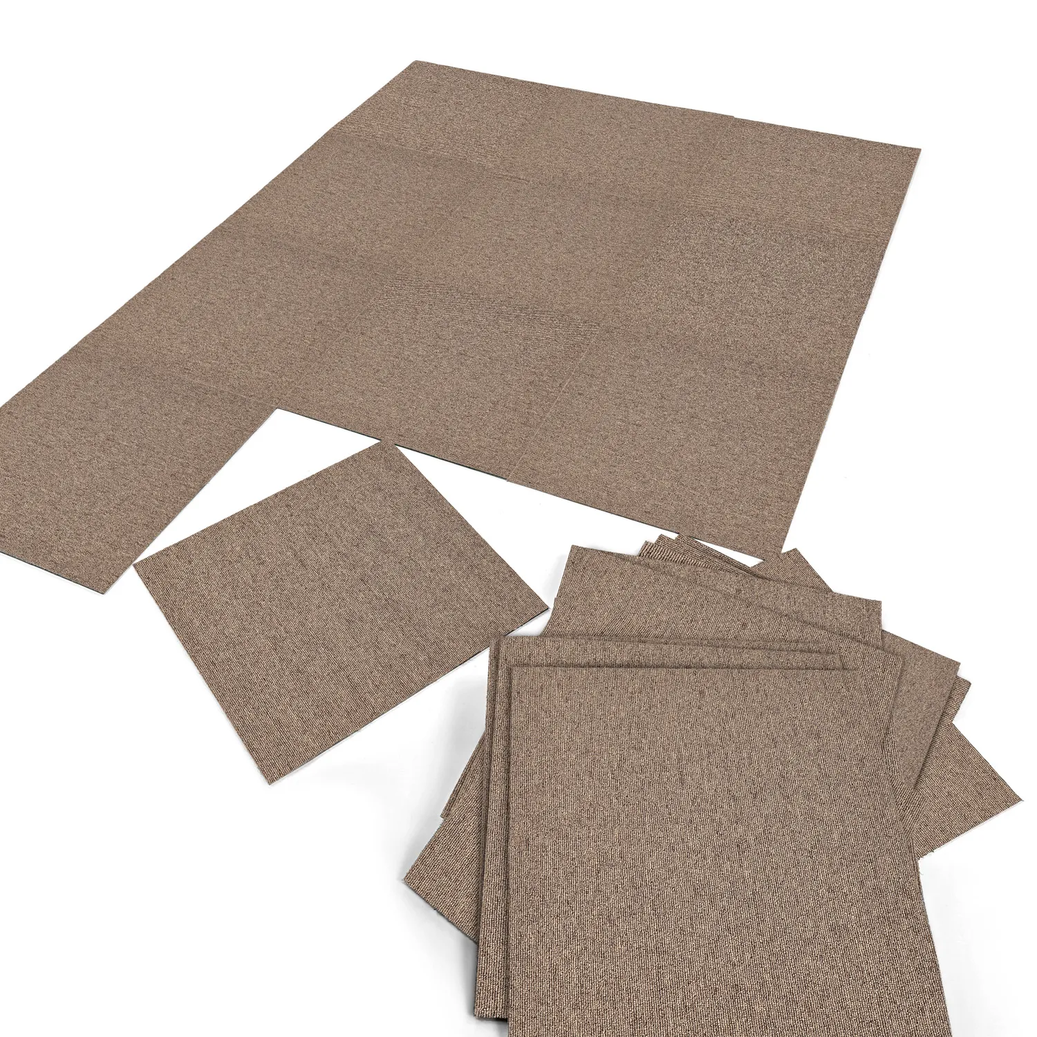 Alcatifa - Almeria Ladrilhos têxteis 24 unid. (marrom)