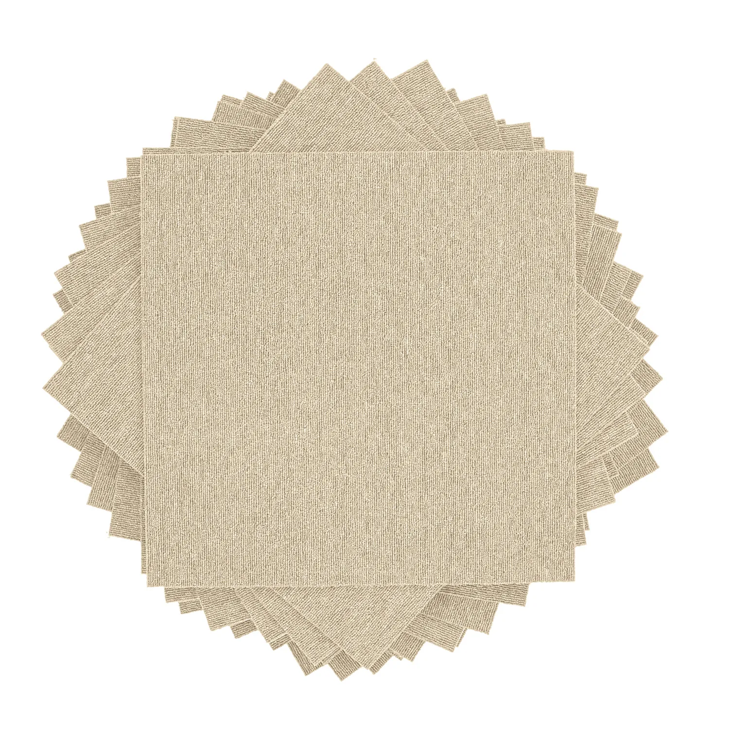 Alcatifa - Almeria Ladrilhos têxteis 24 unid. (creme)