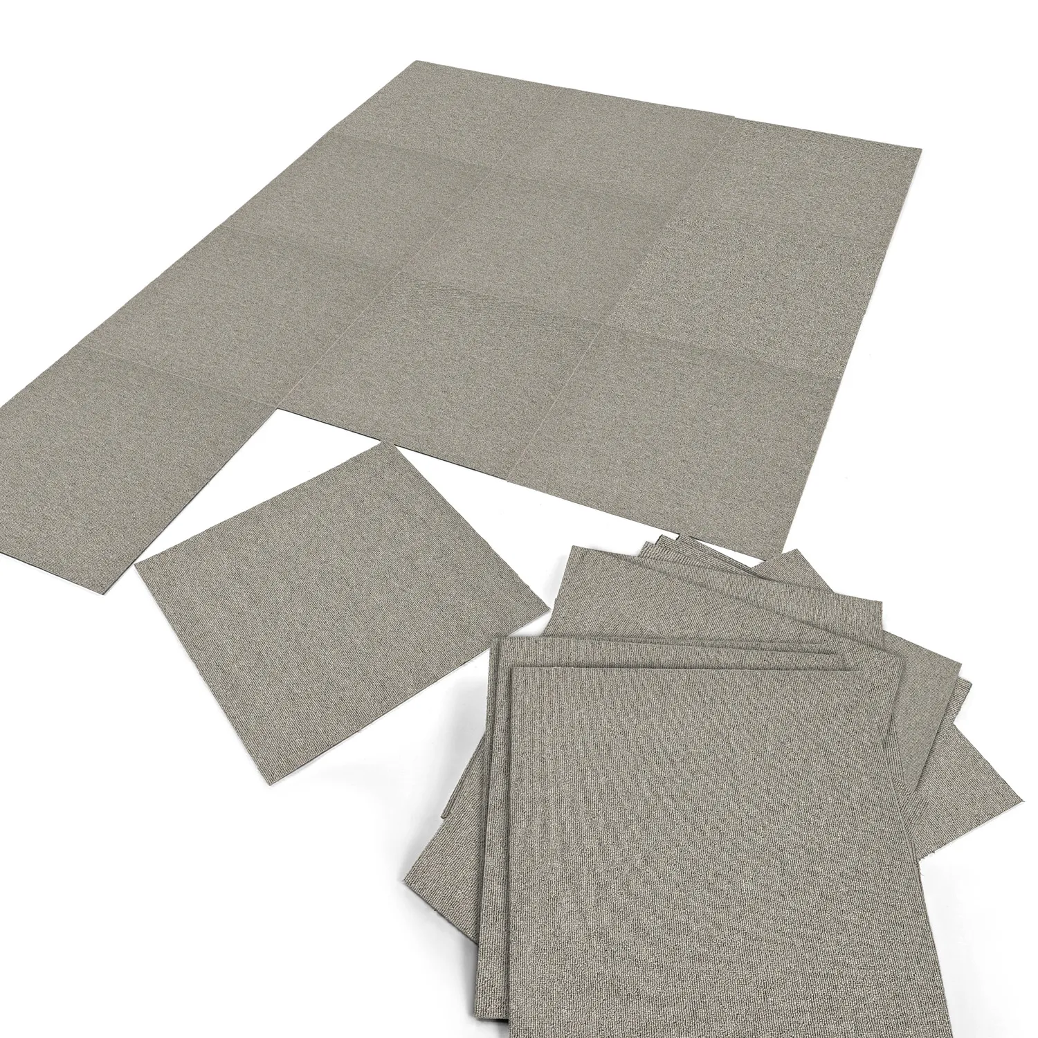 Alcatifa - Almeria Ladrilhos têxteis 24 unid. (cinza)