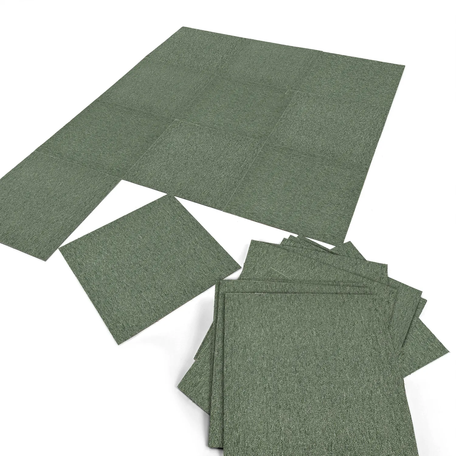 Alcatifa - Almeria Ladrilhos têxteis 24 unid. (verde)