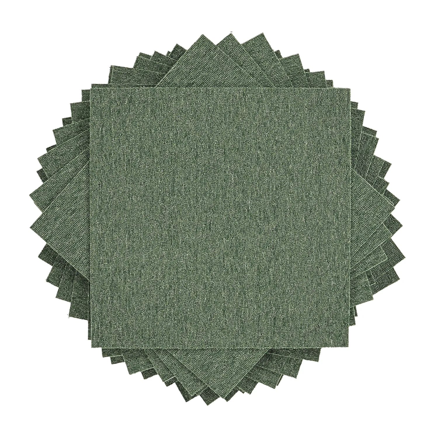 Alcatifa - Almeria Ladrilhos têxteis 24 unid. (verde)