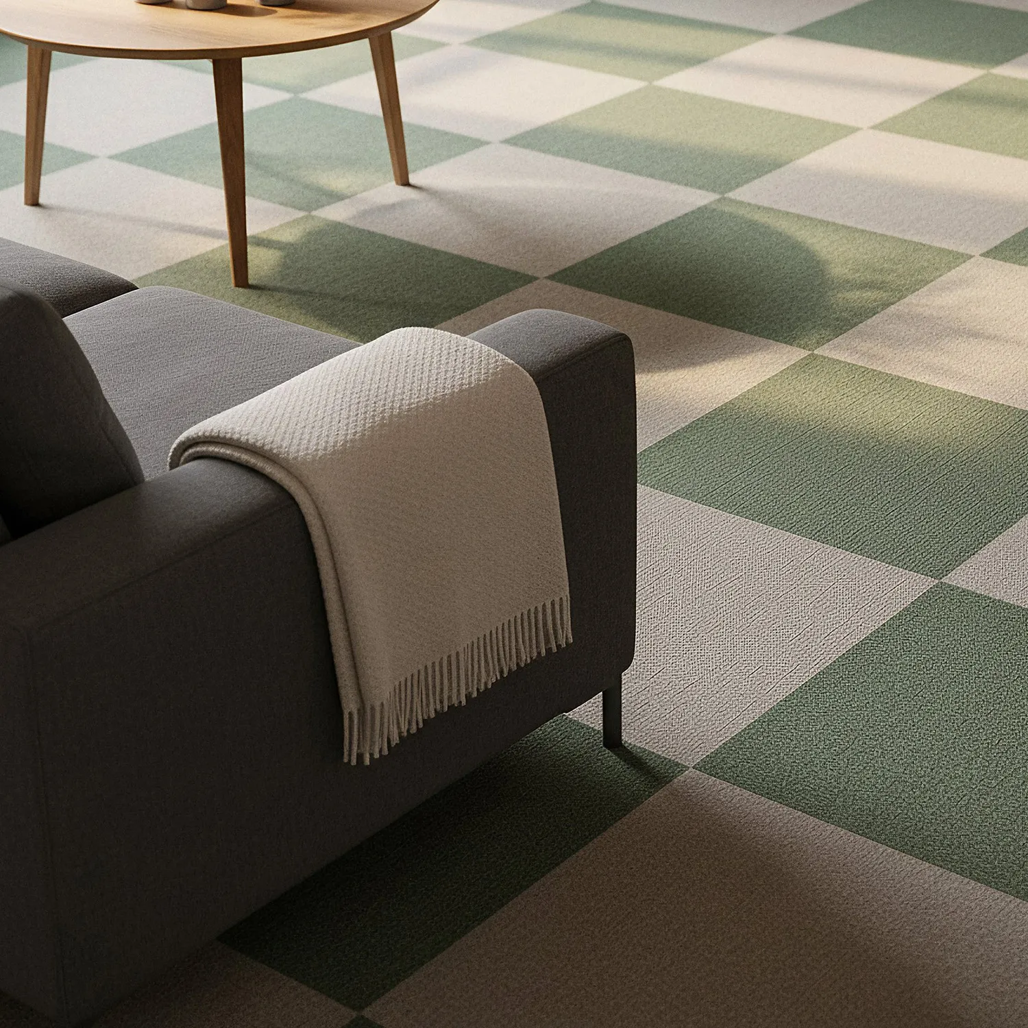 Alcatifa - Almeria Ladrilhos têxteis 24 unid. (verde)