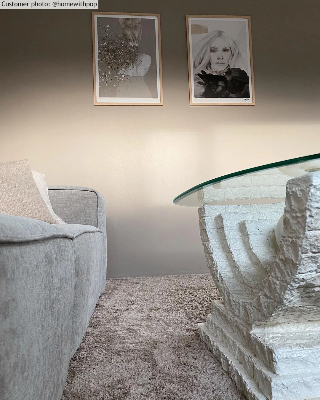 Tapetes felpudos - Soft Shine (bege)