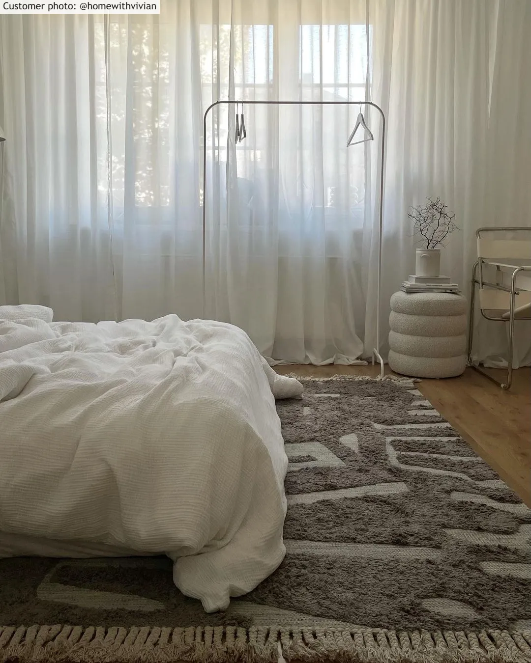 Bomullsmatta - Split (grå)