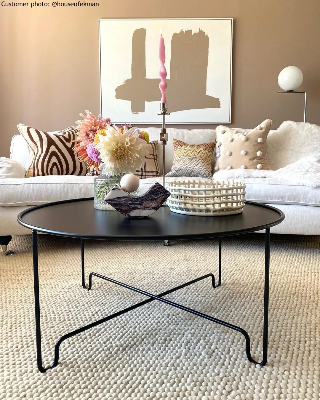 Tapete de lã - Avafors Wool Bubble (bege)