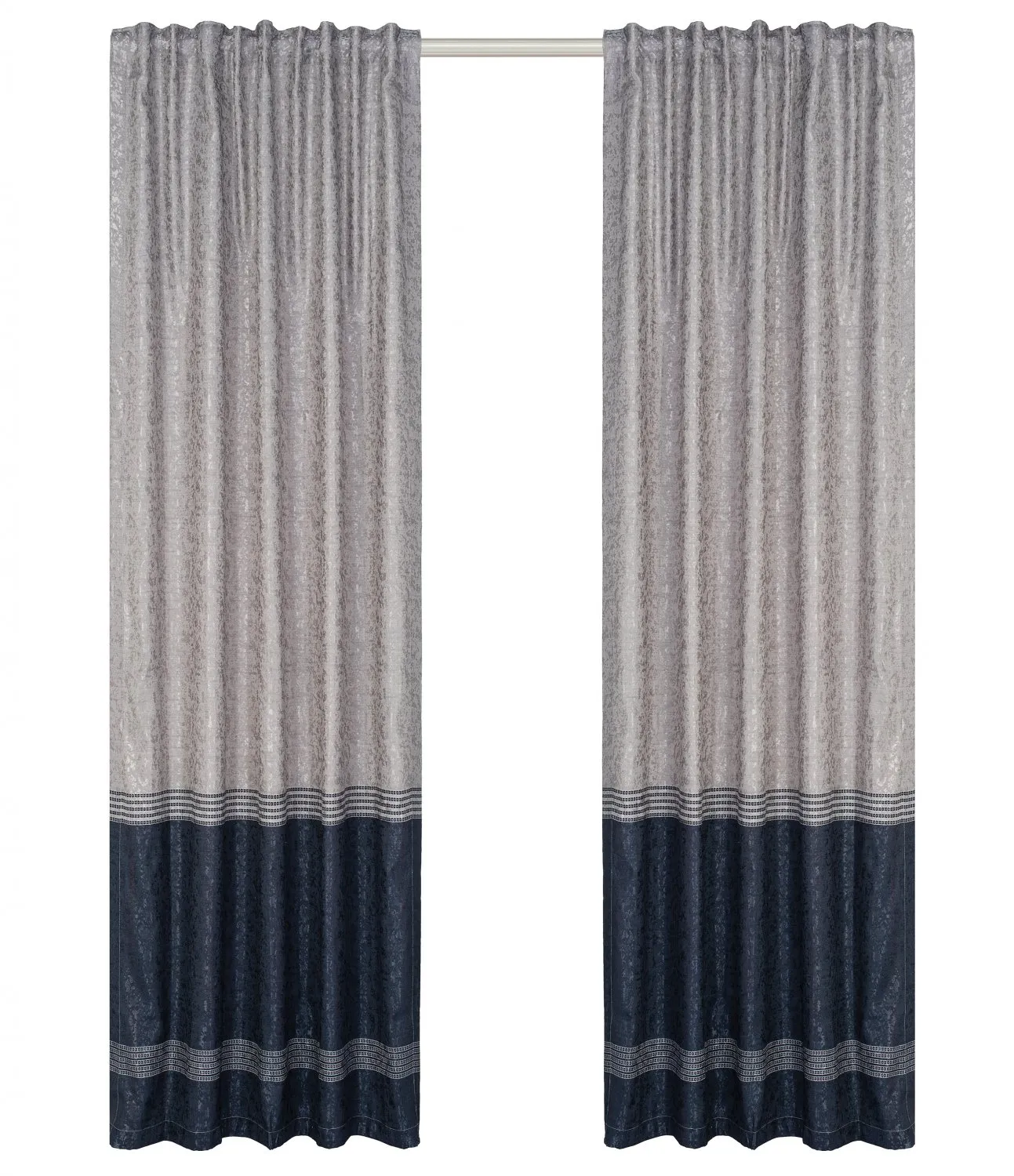 Cortina - Ayla (azul/preto)