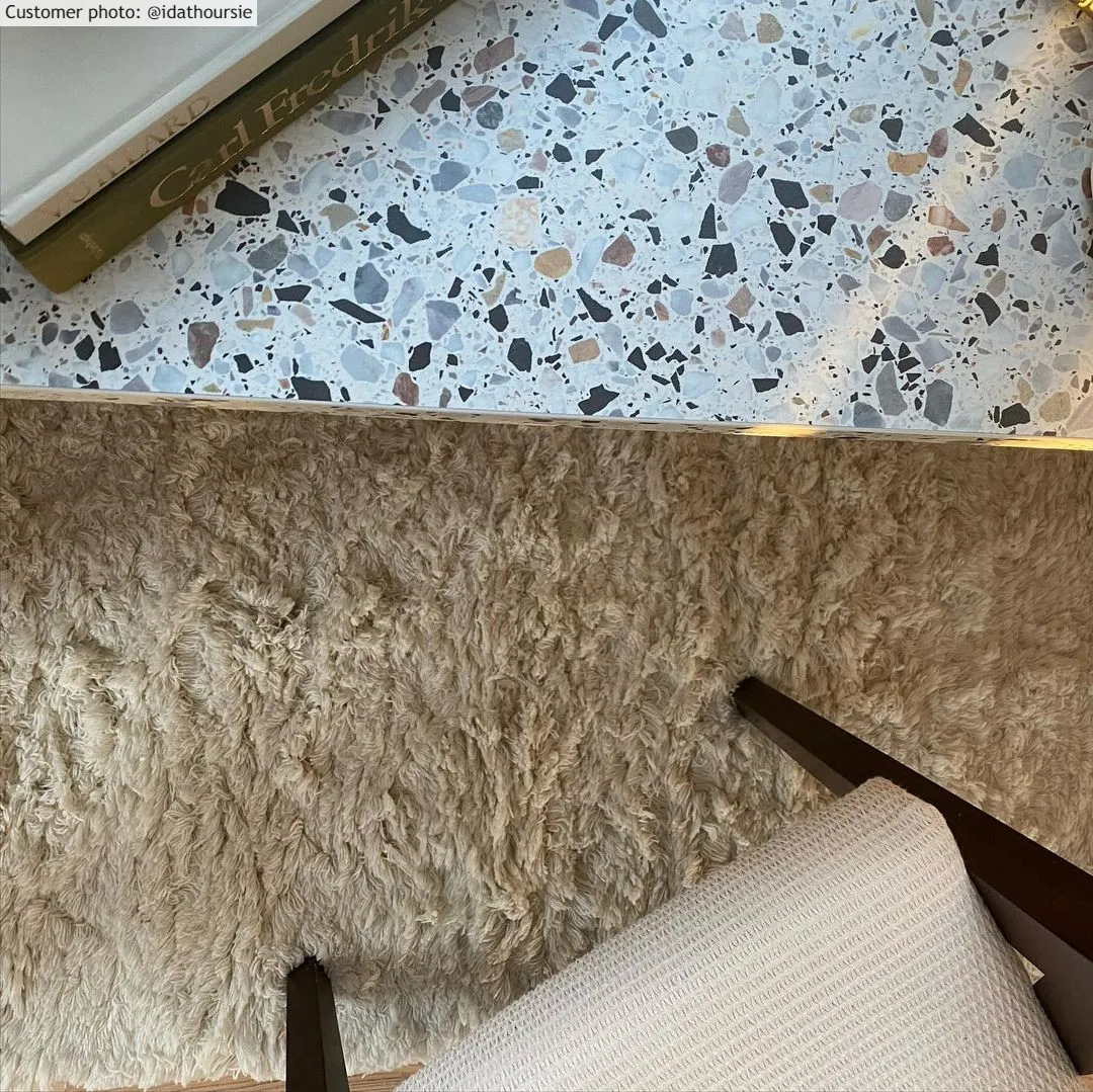 Tapete de lã - Aliste Wool Shaggy (alabaster gleam)