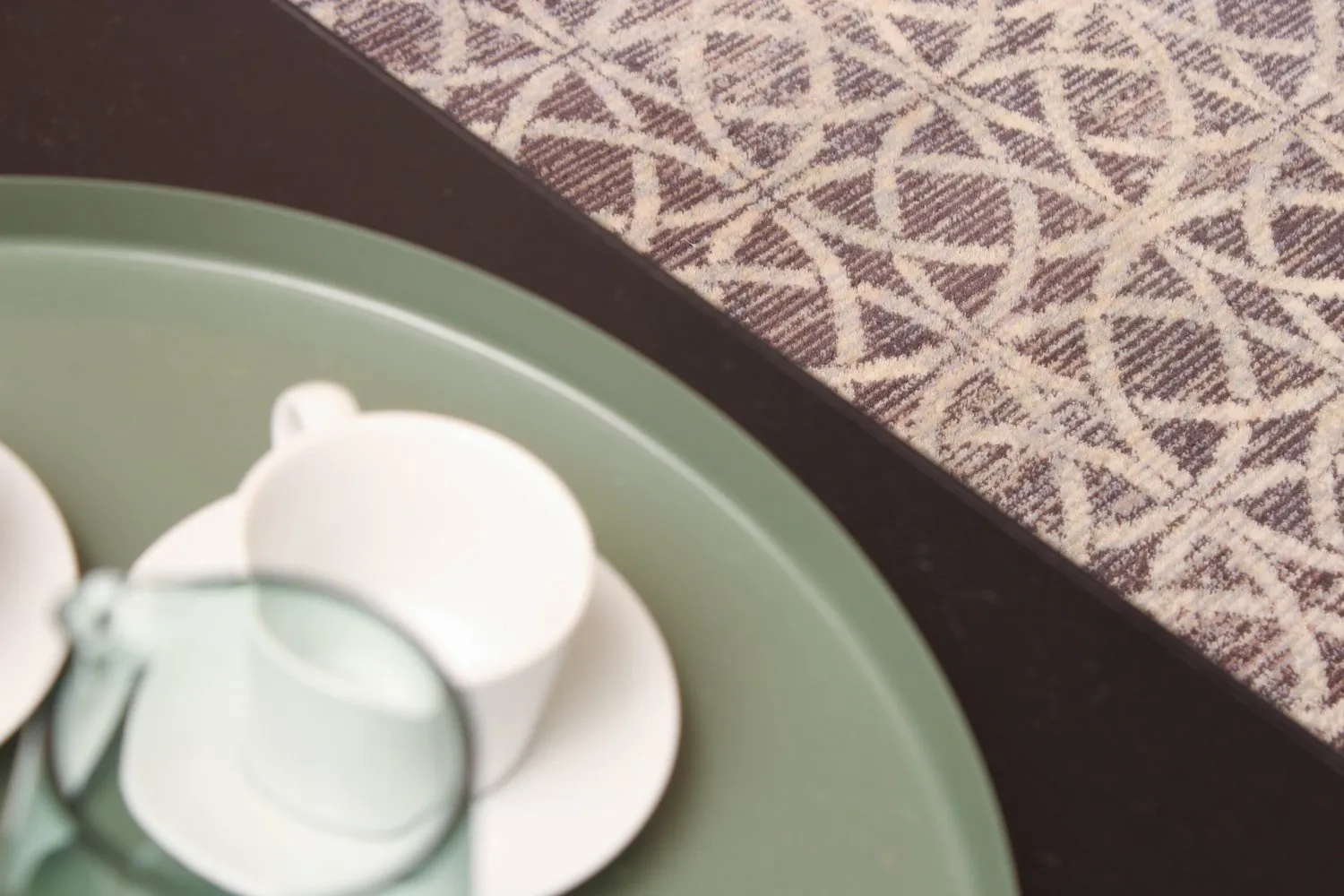 Tapete de lã - Abria (antracite)