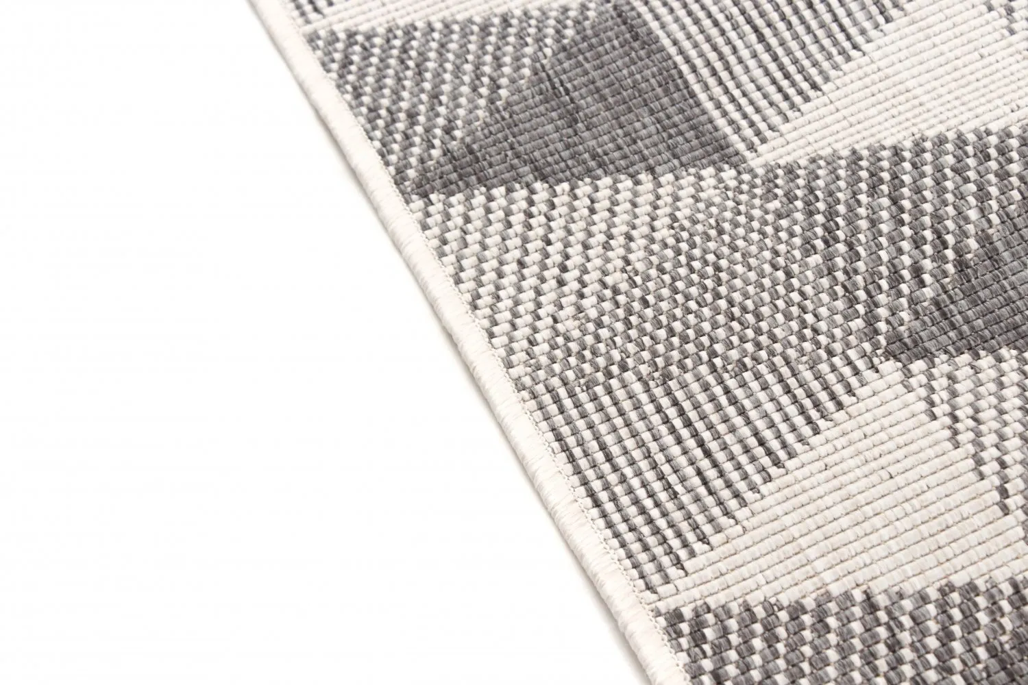 Tapete para interior e exterior - Brussels Pattern (cinza)