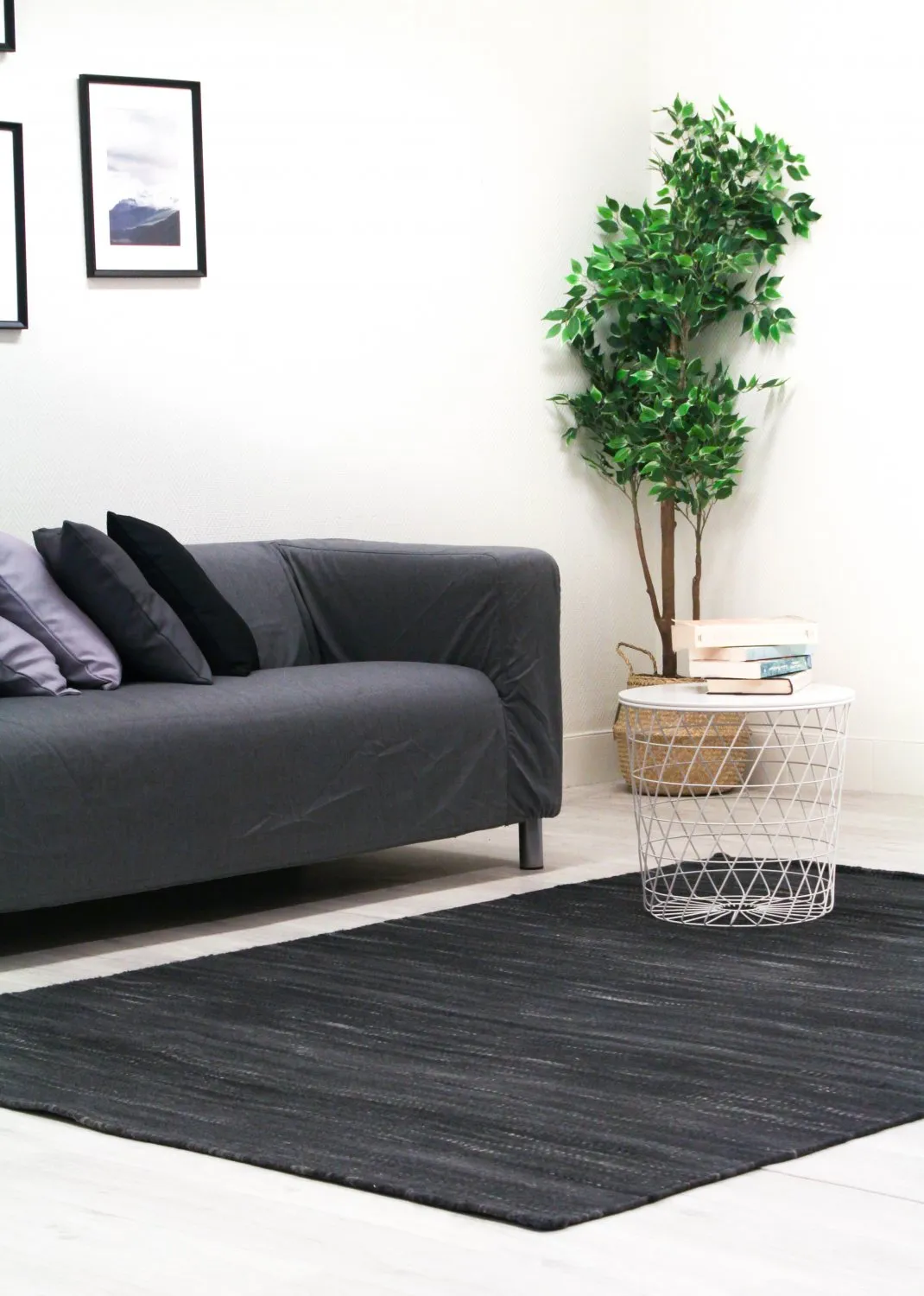 Tapete de lã - St. Kilda (cinza escuro)