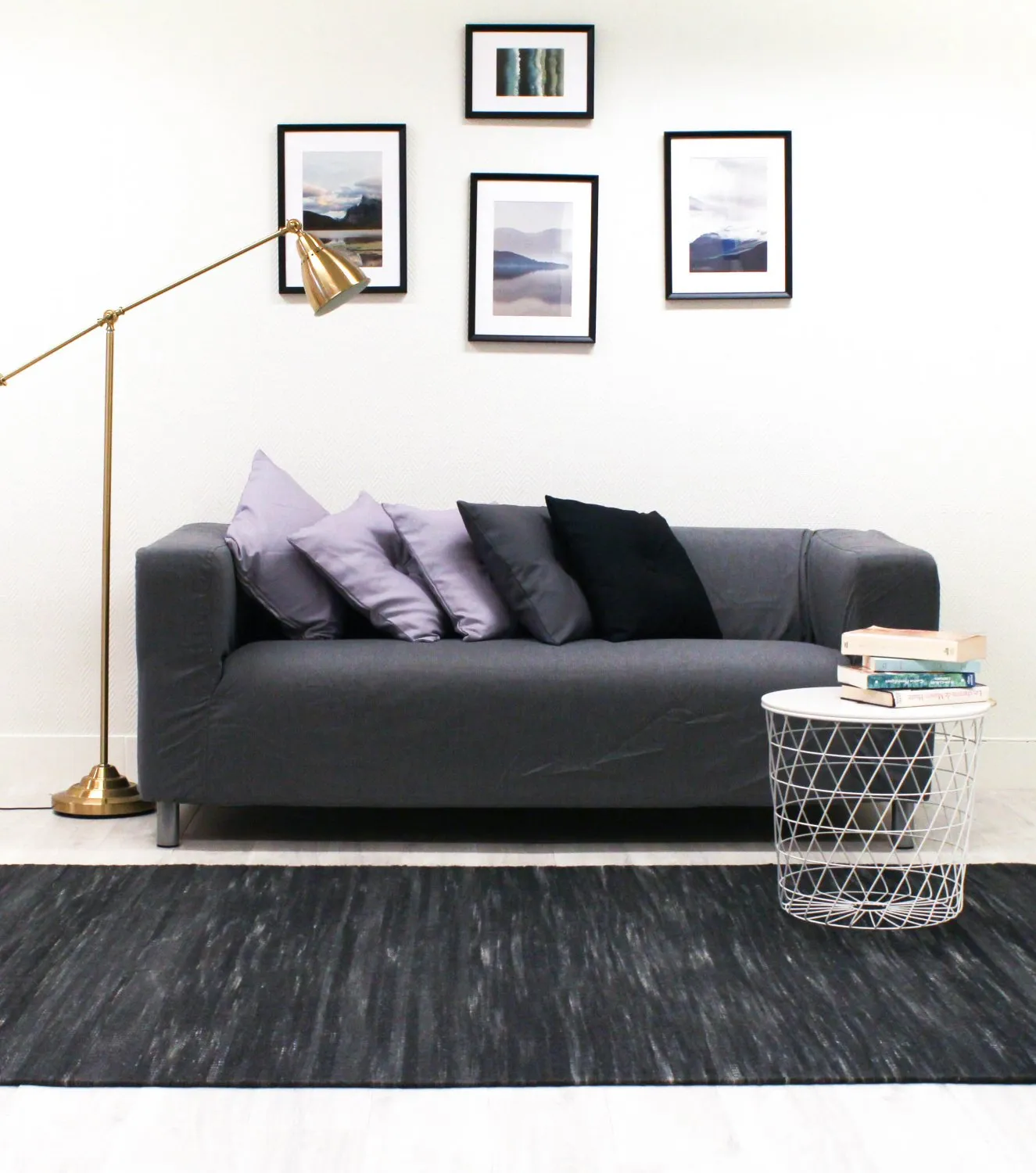 Tapete de lã - St. Kilda (cinza escuro)