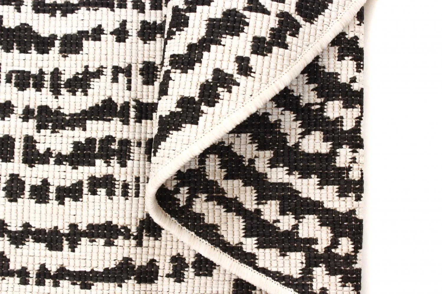 Tapete redondo - Brussels Swirl (preto)