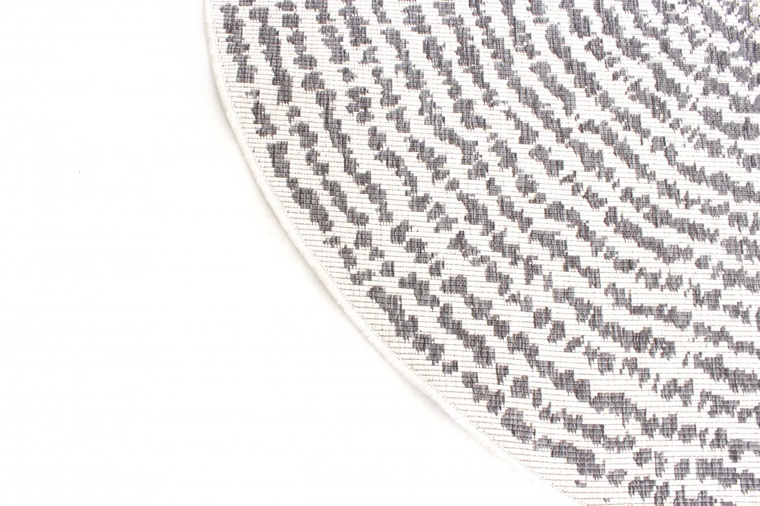 Tapete redondo - Brussels Swirl (cinza)