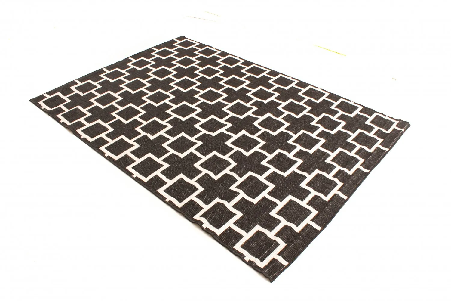 Tapete para interior e exterior - Brussels Silver (preto)