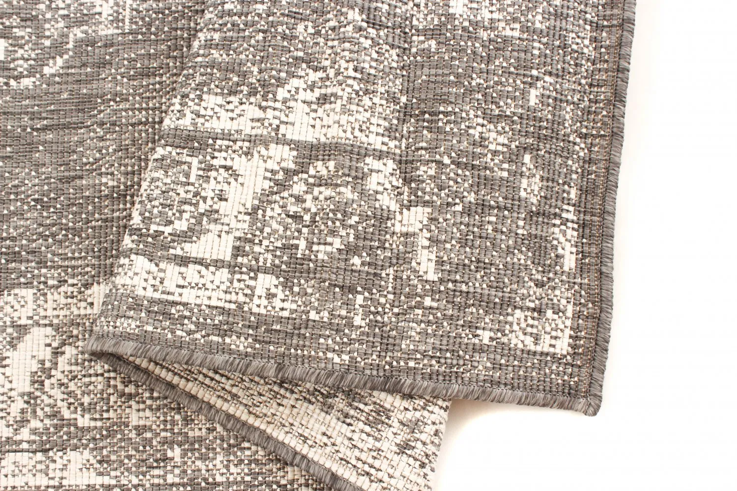 Tapete para interior e exterior - Brussels Weave (cinza)