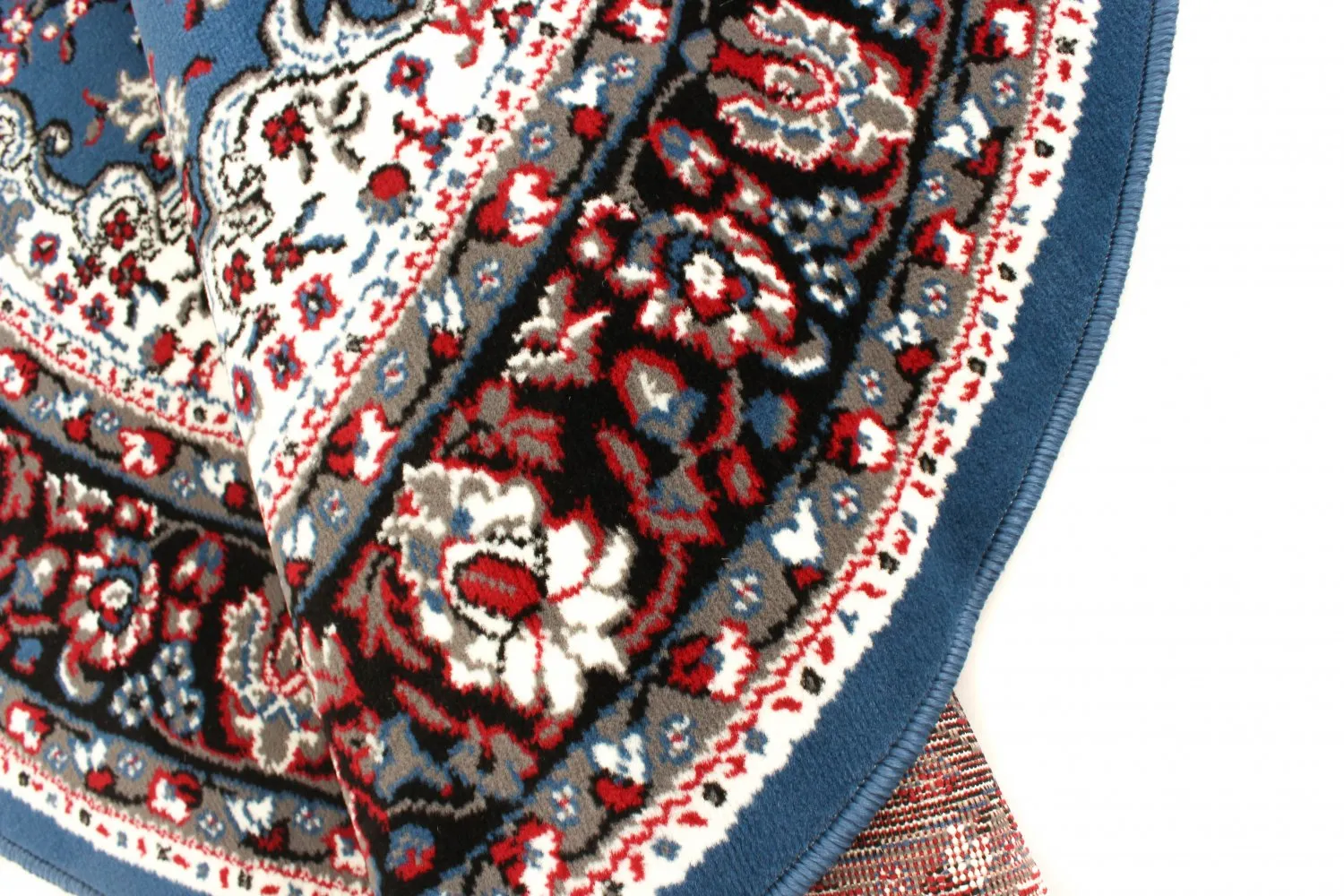 Tapete redondo - Peking (azul)