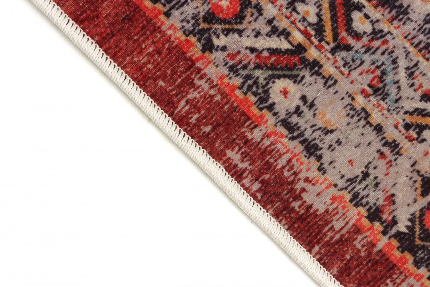 Tapete Wilton - Soussi (vermelho/multicolorido)