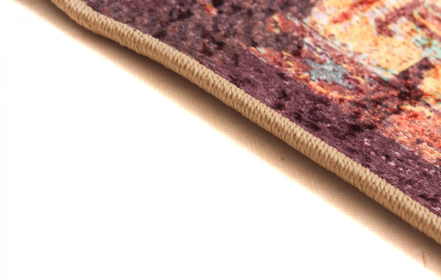 Tapete Wilton - Darnah (amarelo/multicolorido)