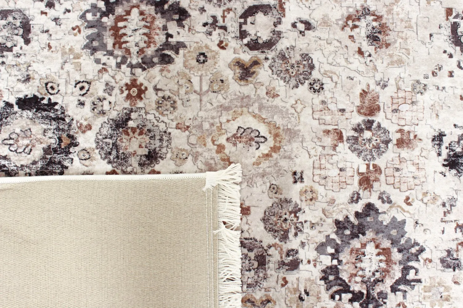 Tapete Wilton - Toujane (cinza)