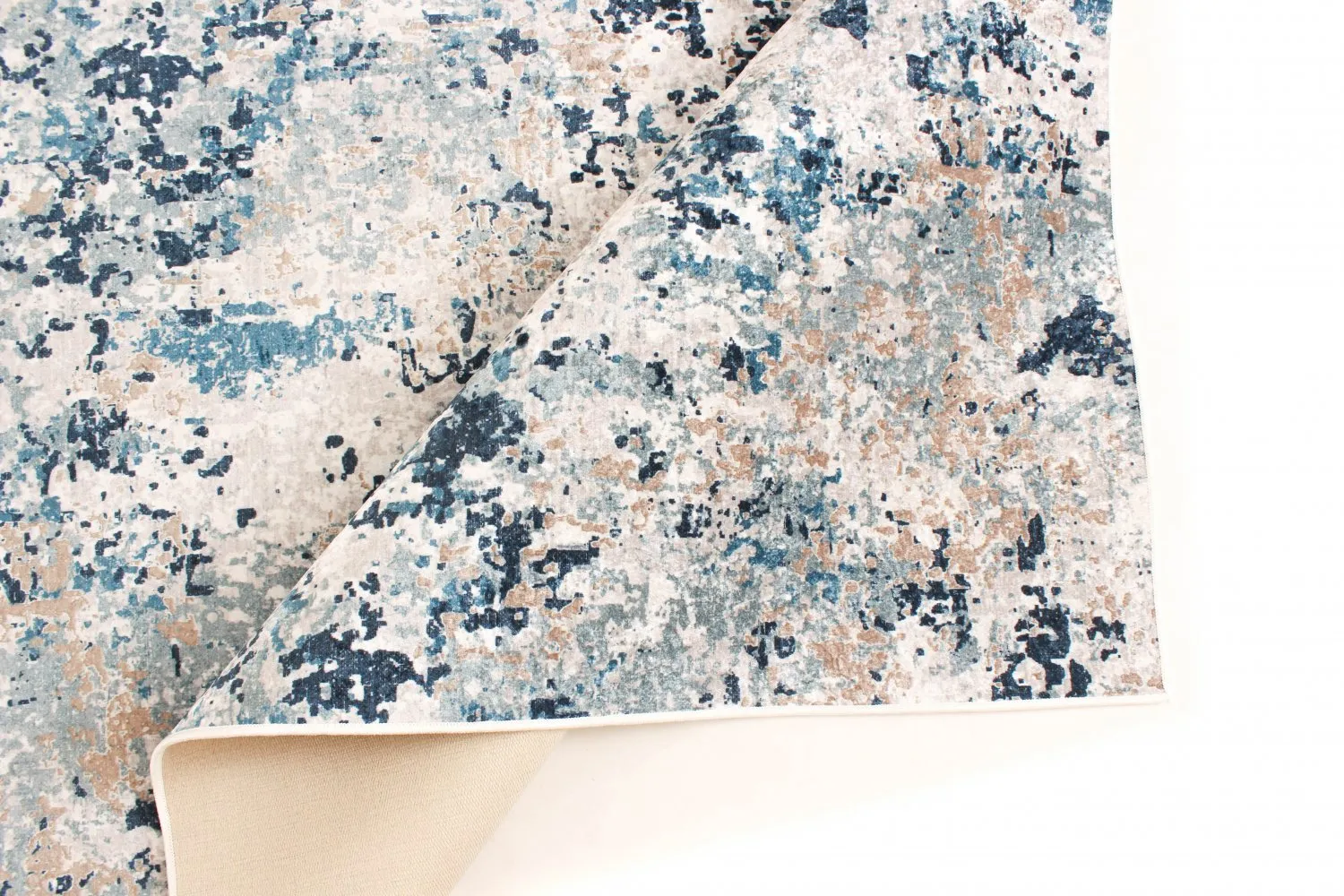 Tapete redondo - Hiboun (azul)