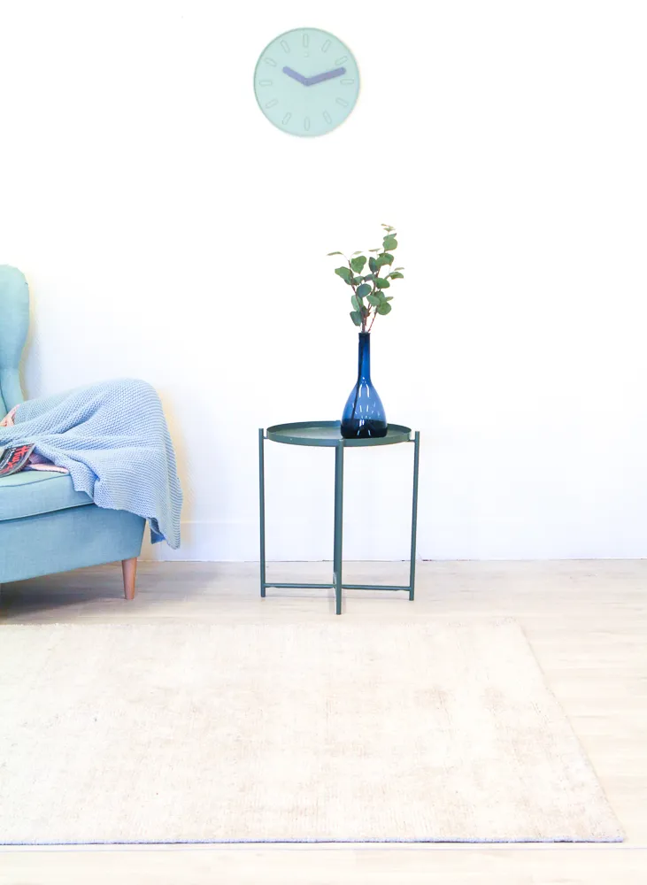 Tapete em seda de bambu - Faliraki (cinza claro)