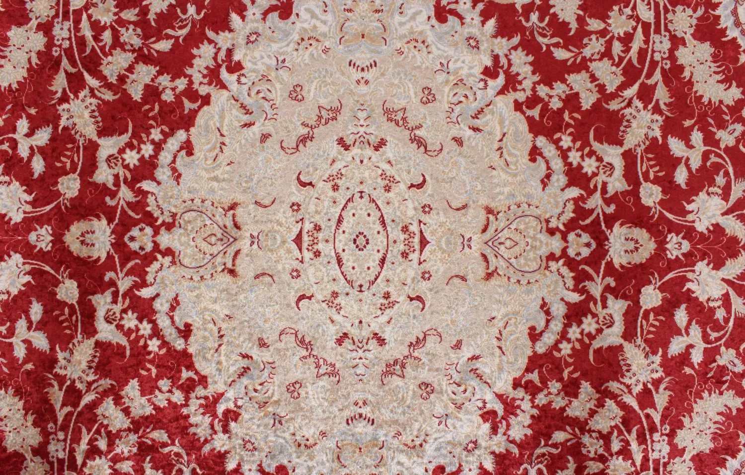 Tapete Wilton - Vakifli (vermelho/multicolorido)