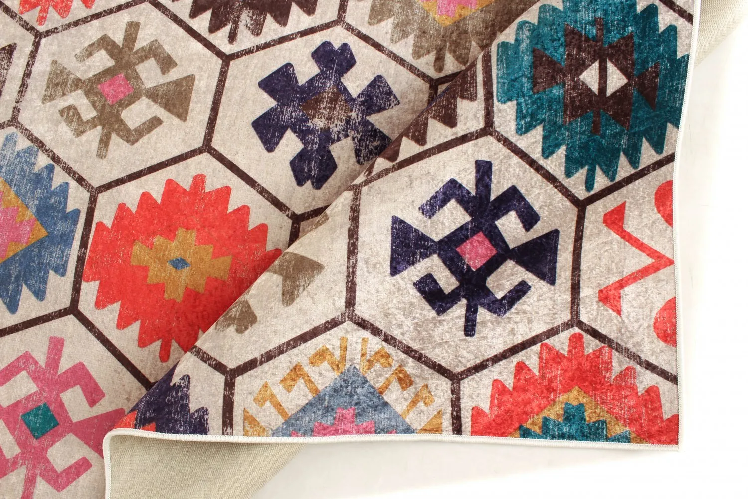 Tapete Wilton - Kulu (multicolorido)