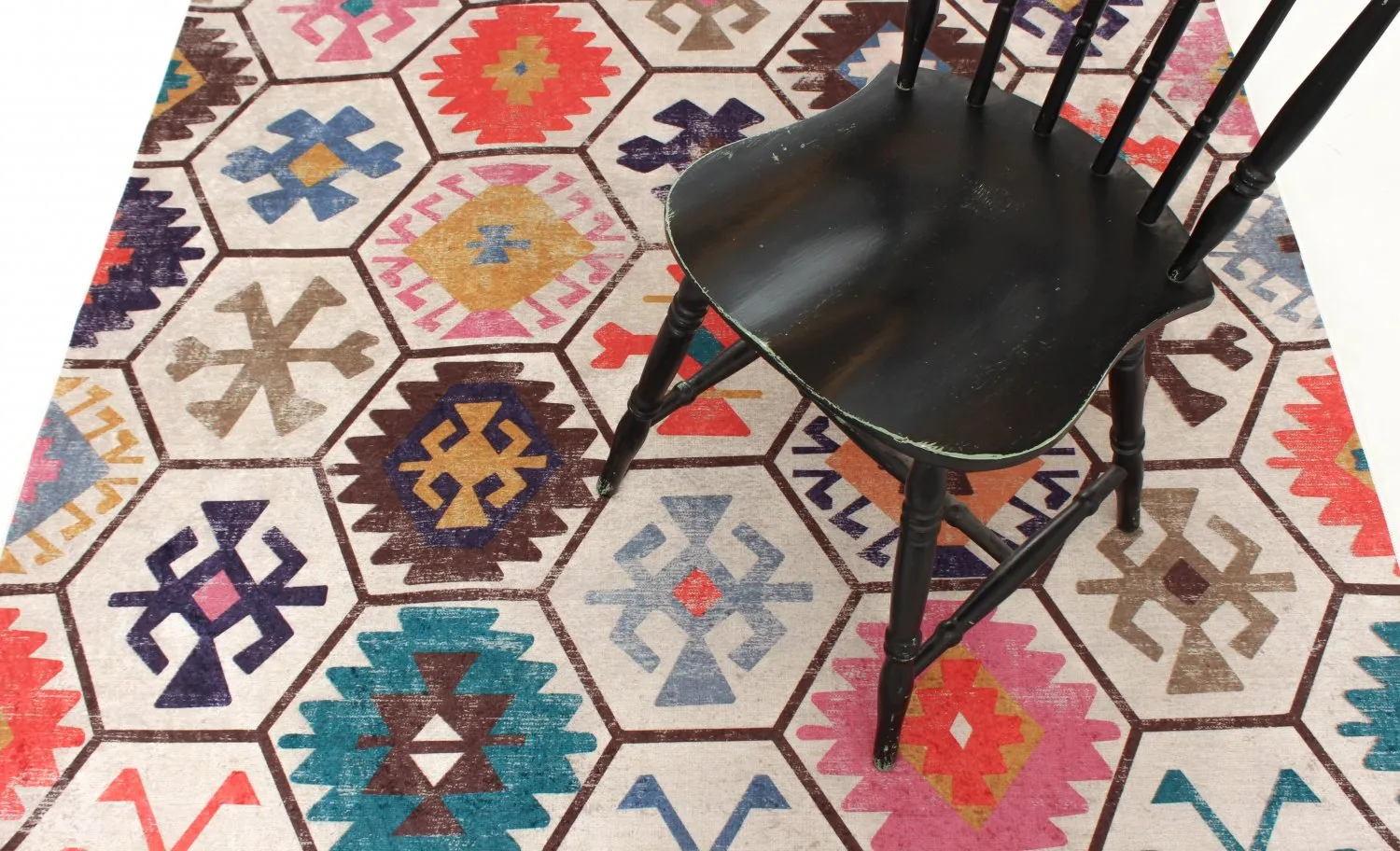 Tapete Wilton - Kulu (multicolorido)