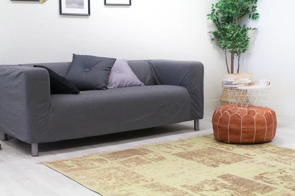 Tapete de retalhos - Bastia (verde)