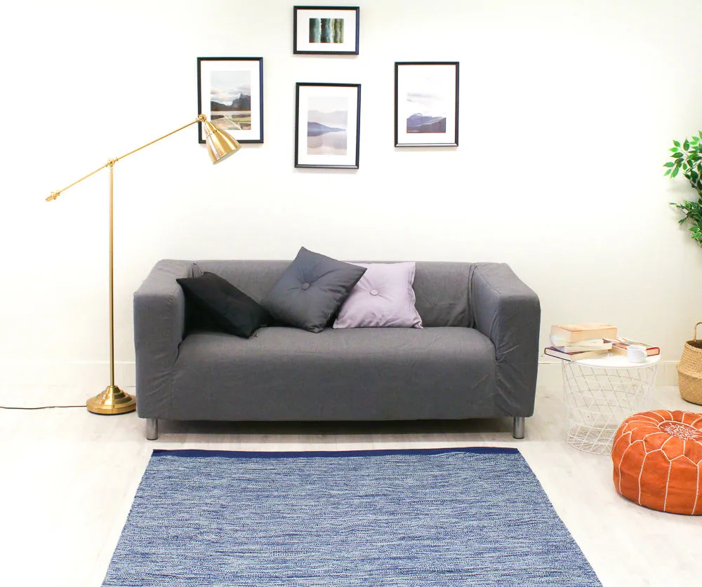 Tapete de retalhos - Slite (azul)