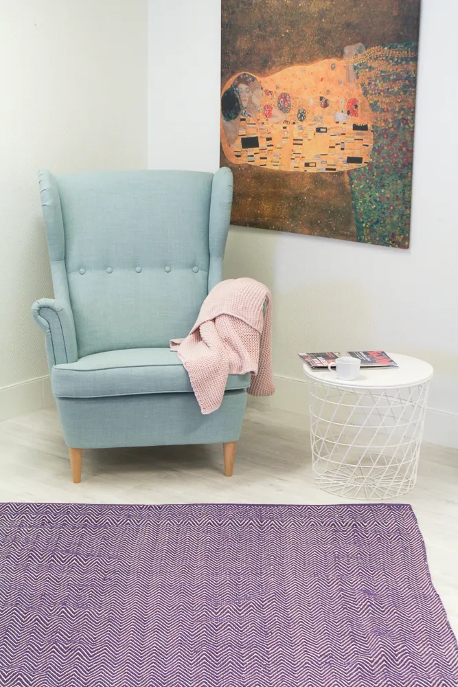 Tapete de retalhos - Marina (roxo)