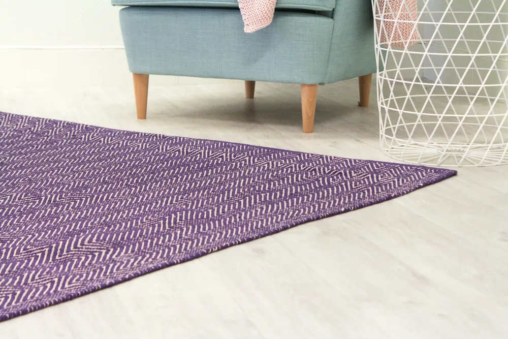 Tapete de retalhos - Marina (roxo)