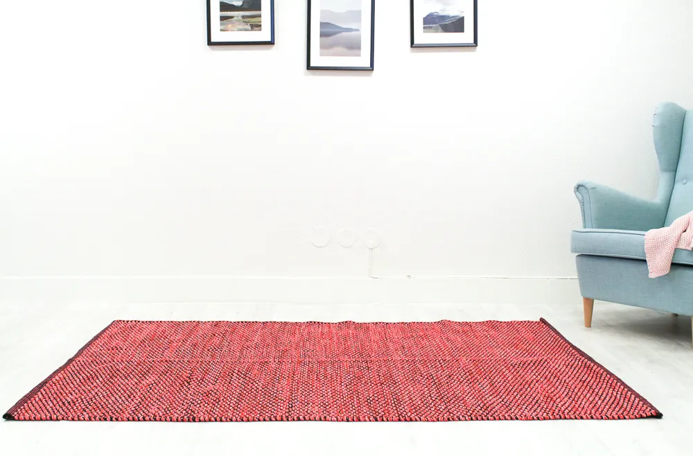 Tapete de retalhos - Tuva (vermelho)