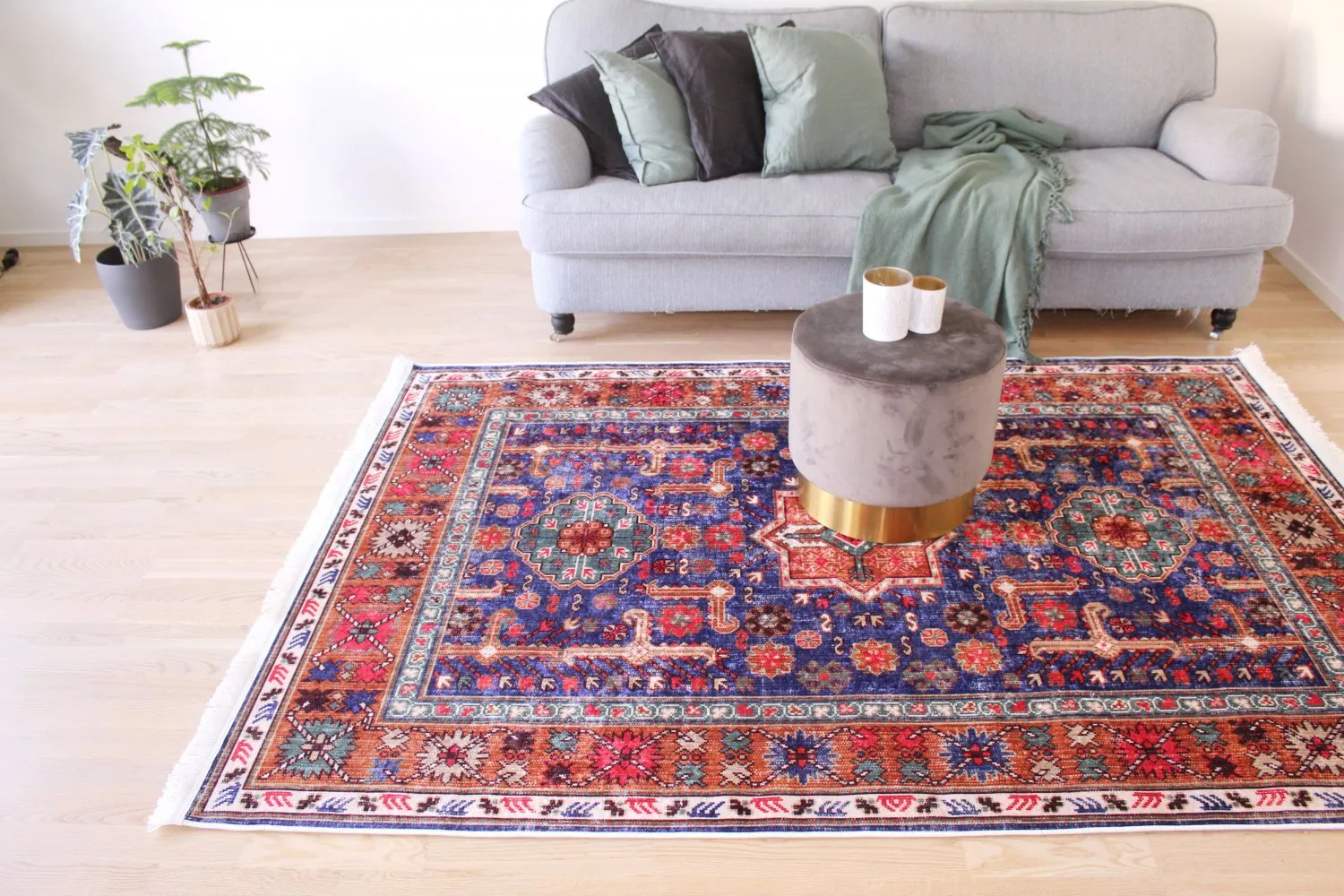 Tapete Wilton - Patnos (azul/multicolorido)