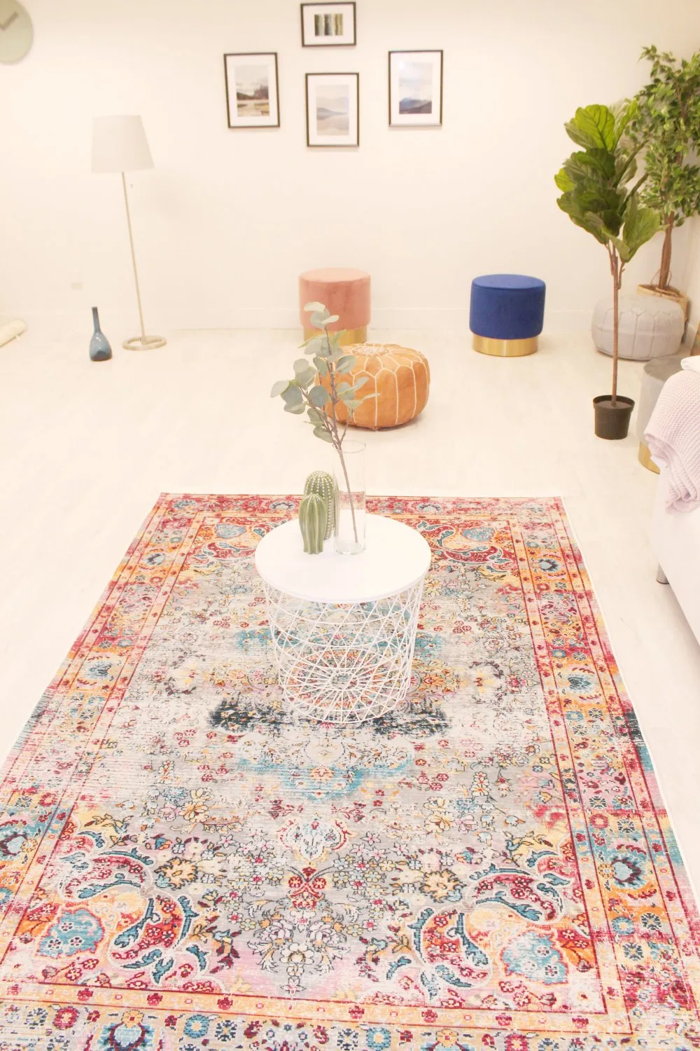 Tapete redondo - Jedaida (multicolorido)