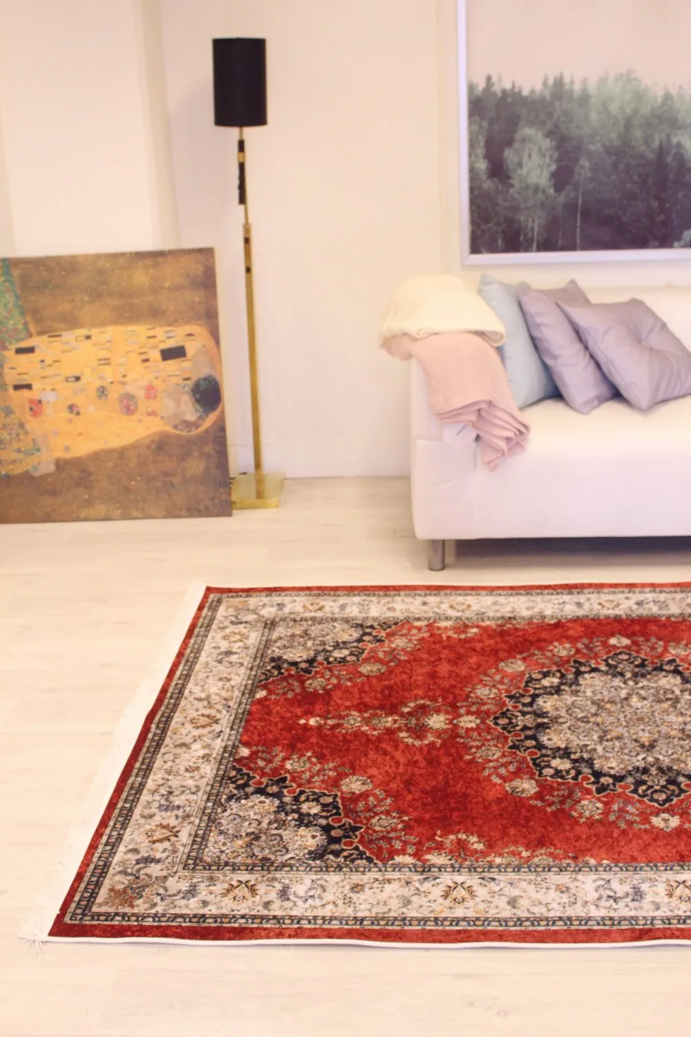 Tapete Wilton - Lice (vermelho/multicolorido)